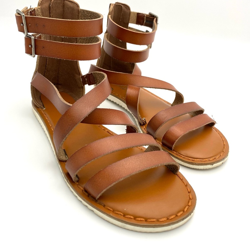 American Eagle Outfitters Tan Strappy Sandals